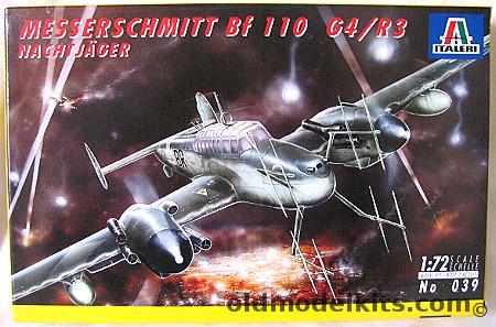Italeri 1/72 Bf-110G4/R3 Nachtjager, 039 plastic model kit